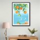 Amalfi Oranges Wall Art