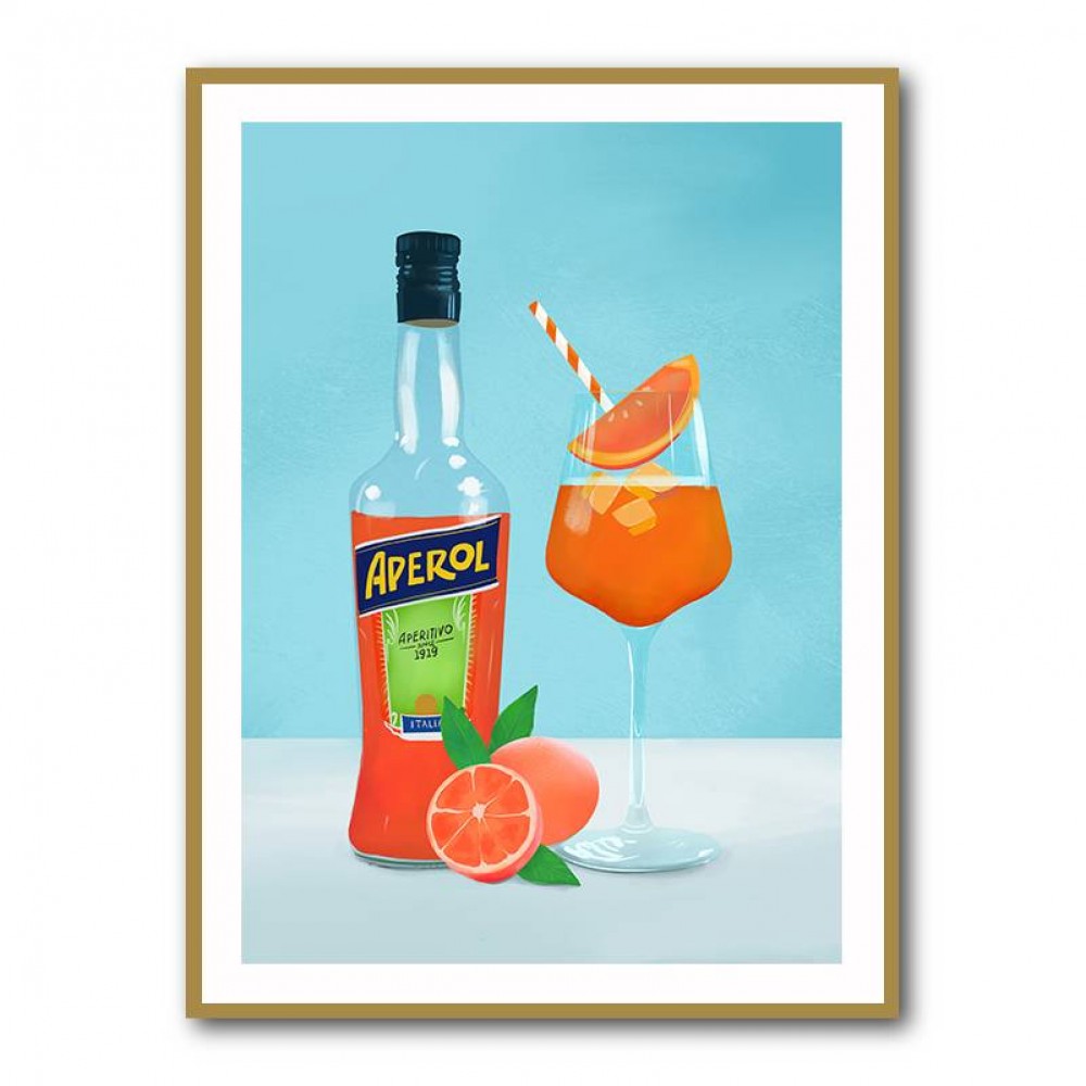 Aperol Spritz Wall Art