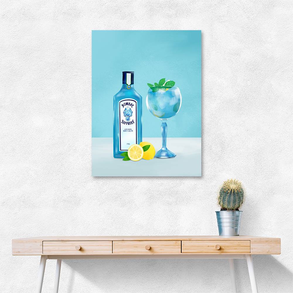 Gin Cocktail Wall Art