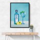 Gin Cocktail Wall Art