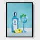 Gin Cocktail Wall Art