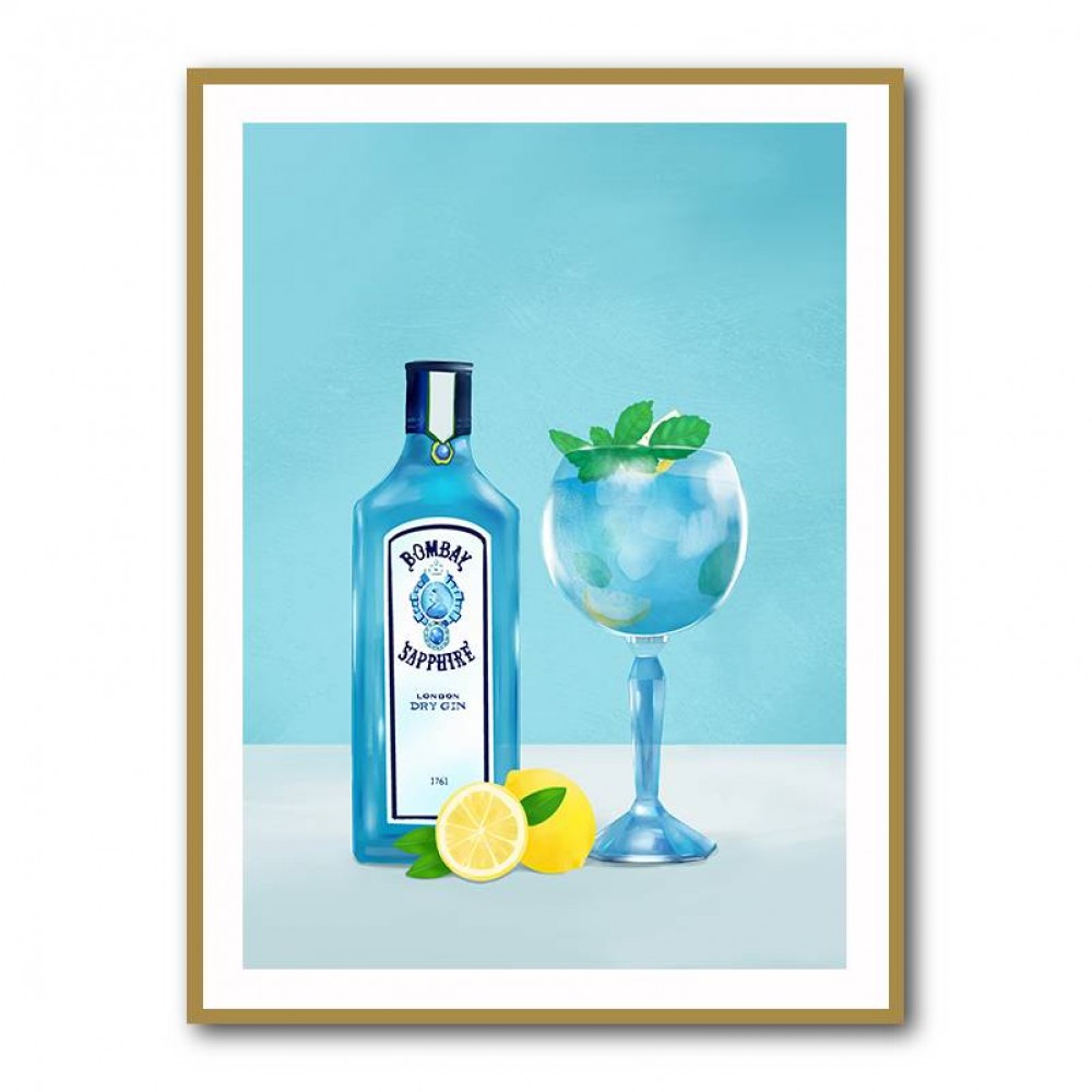 Gin Cocktail Wall Art