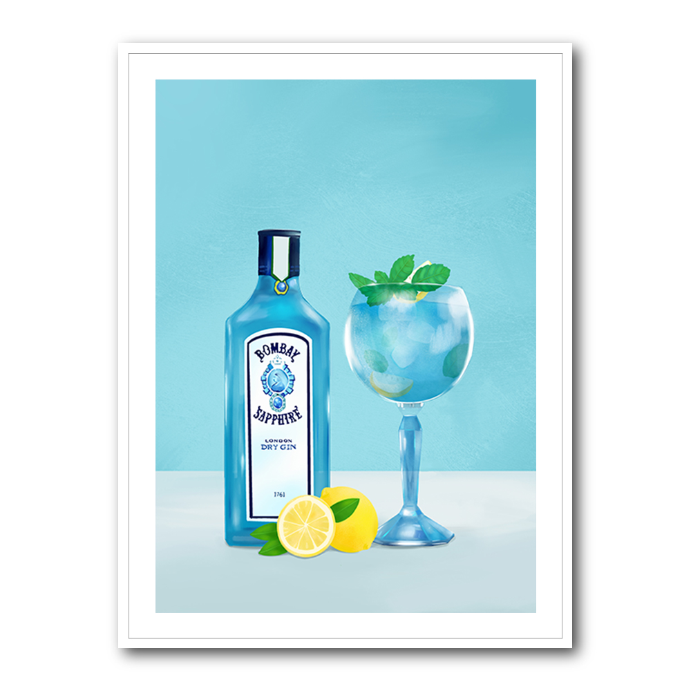 Gin Cocktail Wall Art