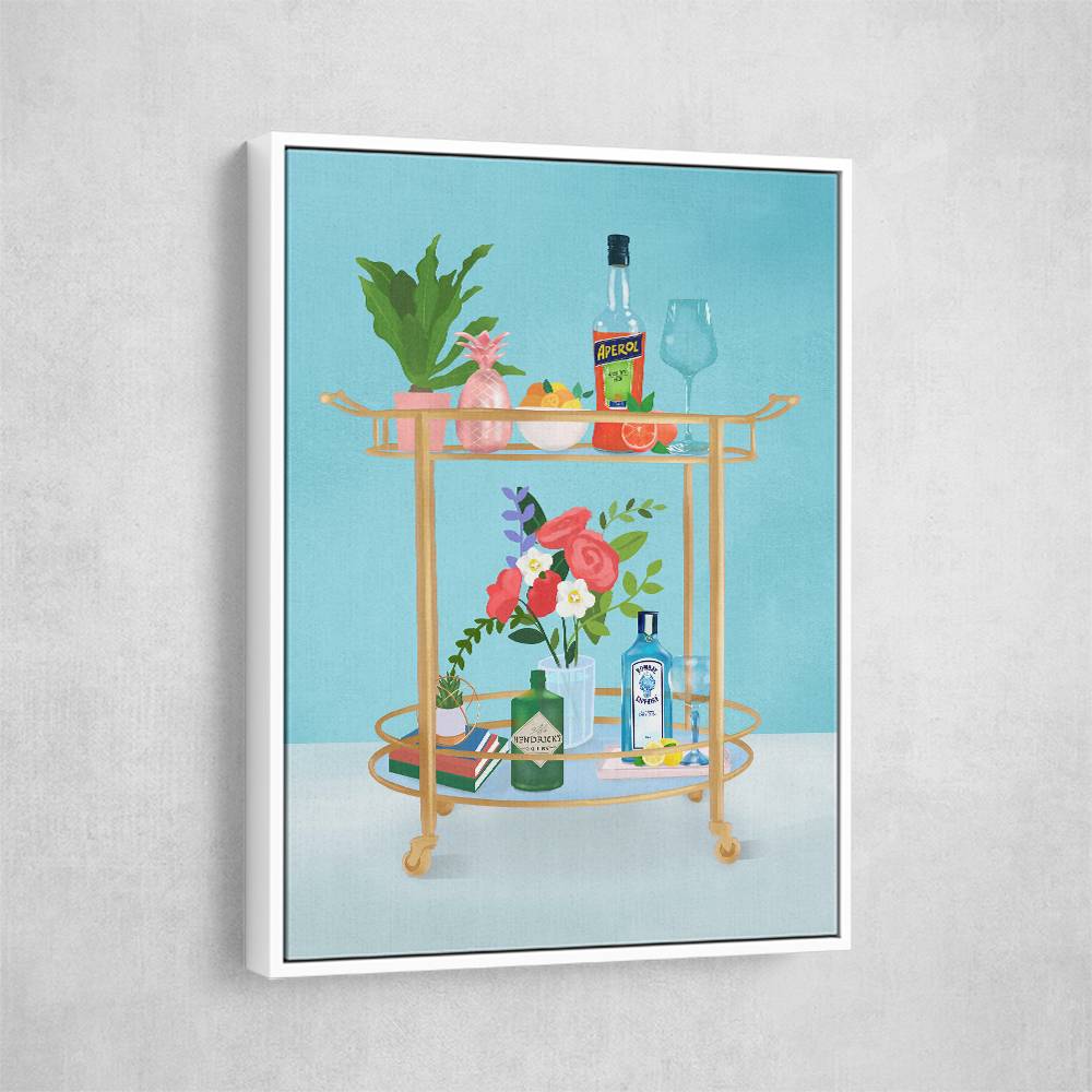 Bar Cart Wall Art