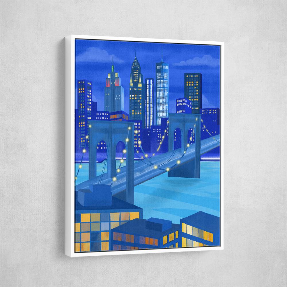 New York At Night Wall Art