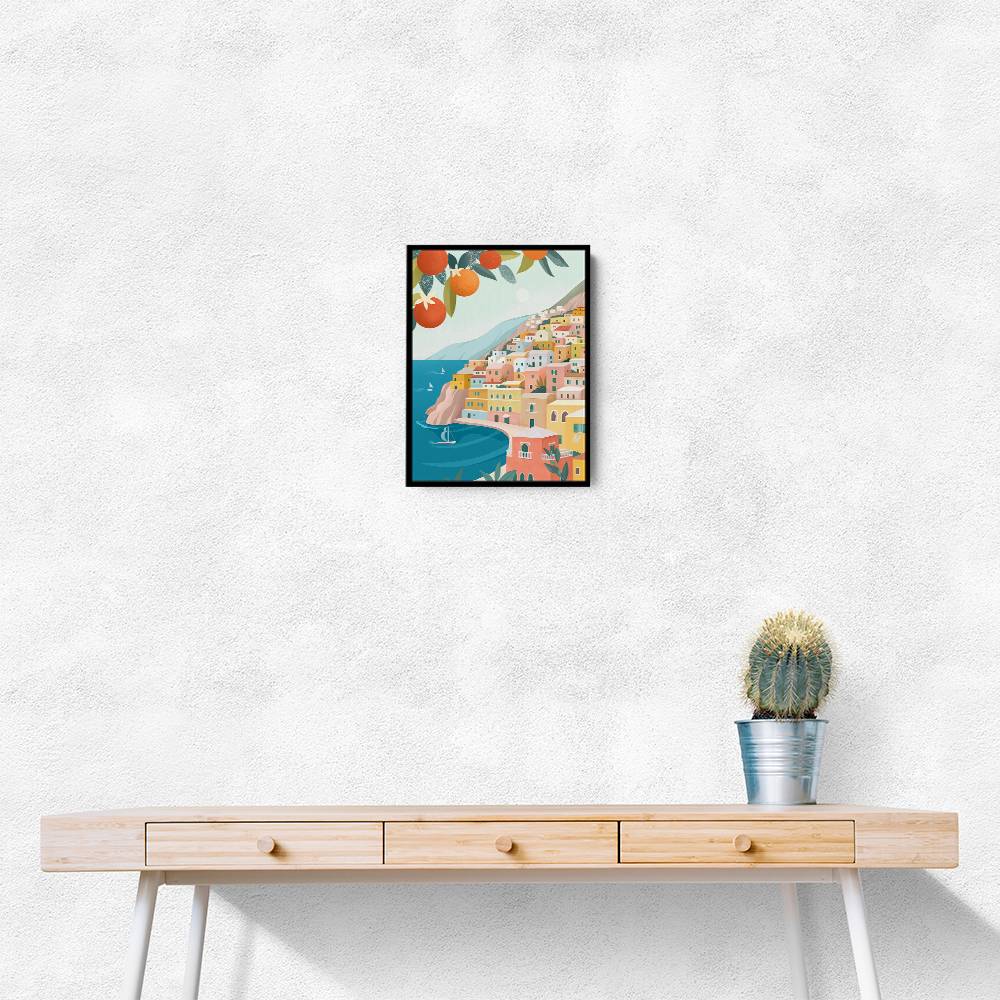 Positano Coast Italy Wall Art