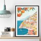 Positano Coast Italy Wall Art