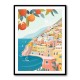 Positano Coast Italy Wall Art