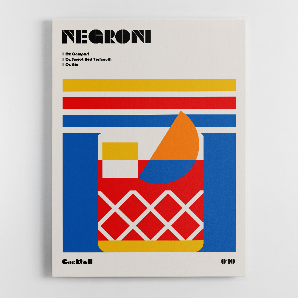 Negroni Bauhaus Cocktail