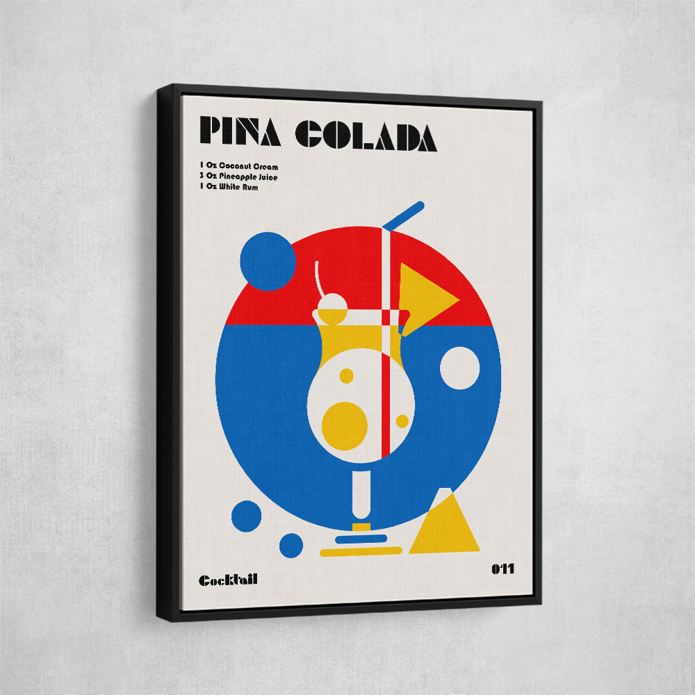 Pina Colada Bauhaus Cocktail