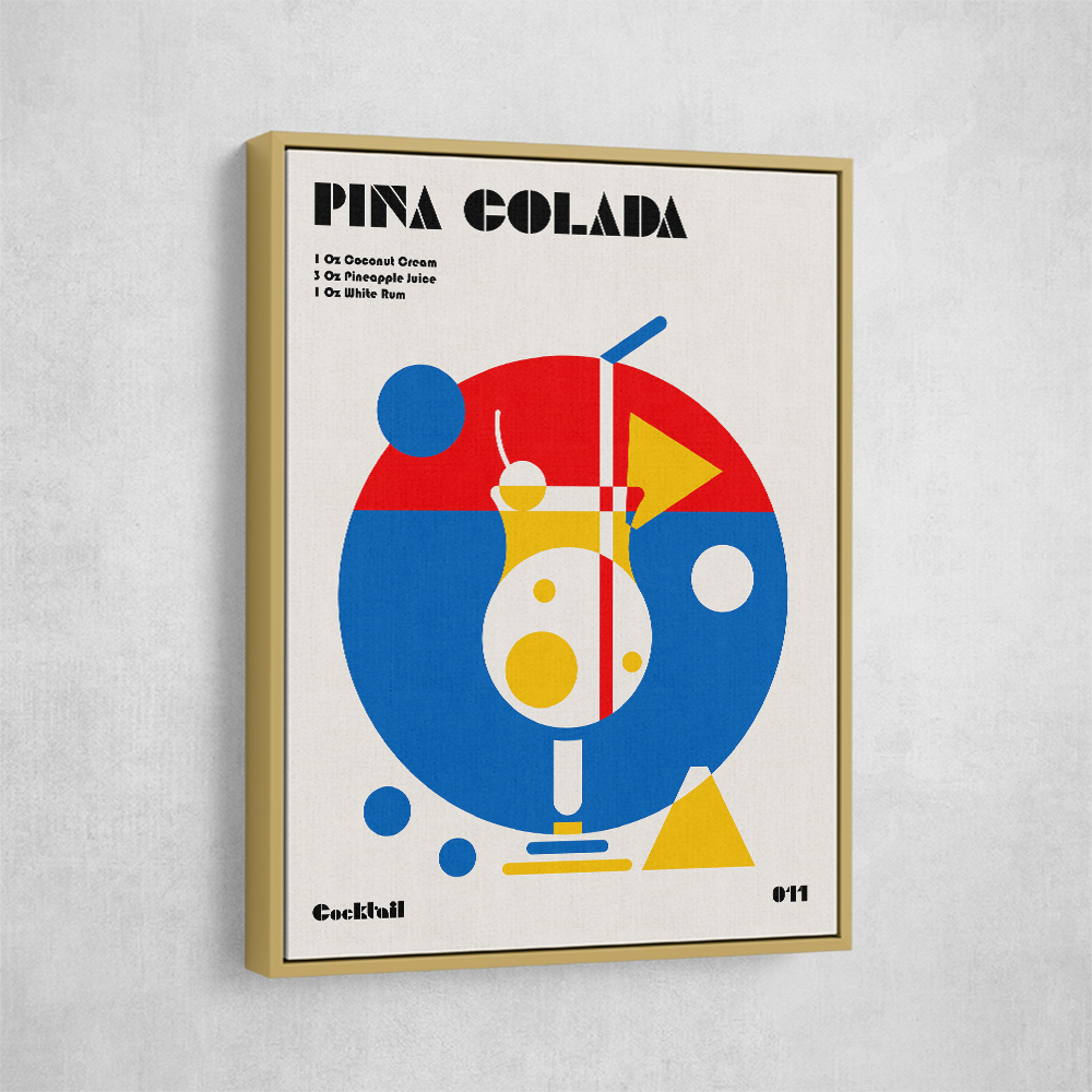 Pina Colada Bauhaus Cocktail