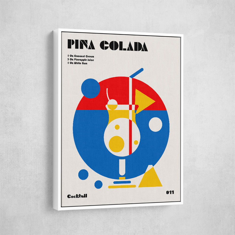 Pina Colada Bauhaus Cocktail