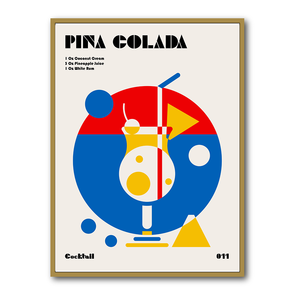 Pina Colada Bauhaus Cocktail