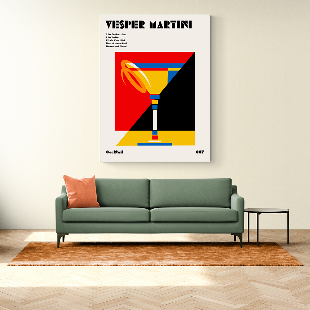 Vesper Martini Bauhaus Cocktail