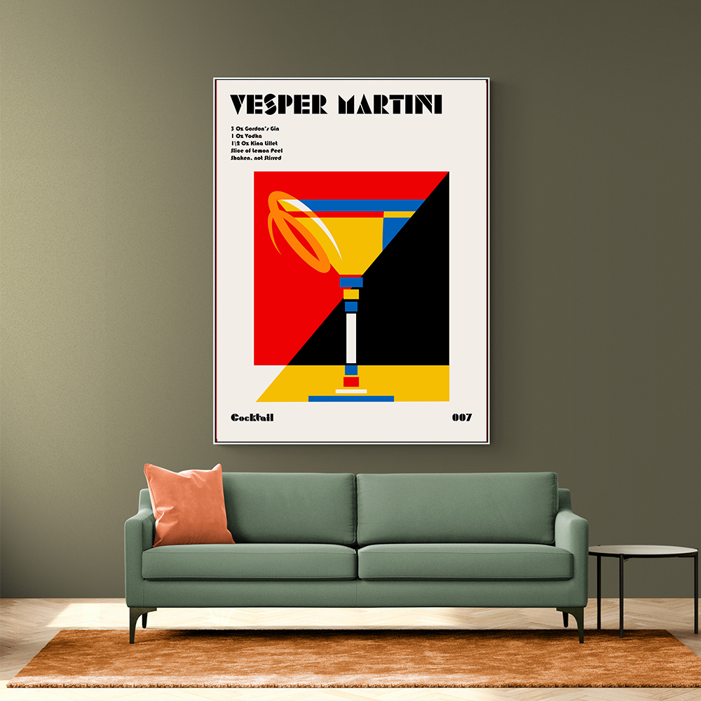 Vesper Martini Bauhaus Cocktail