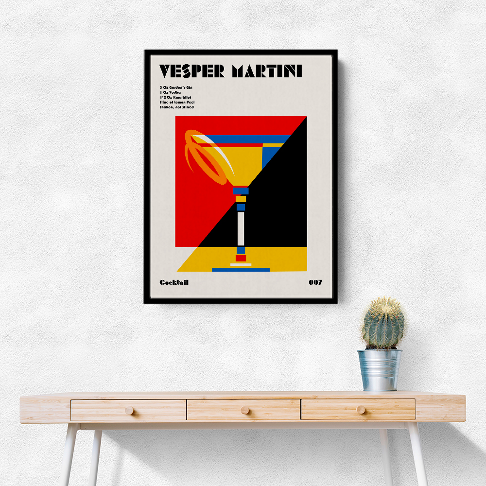 Vesper Martini Bauhaus Cocktail