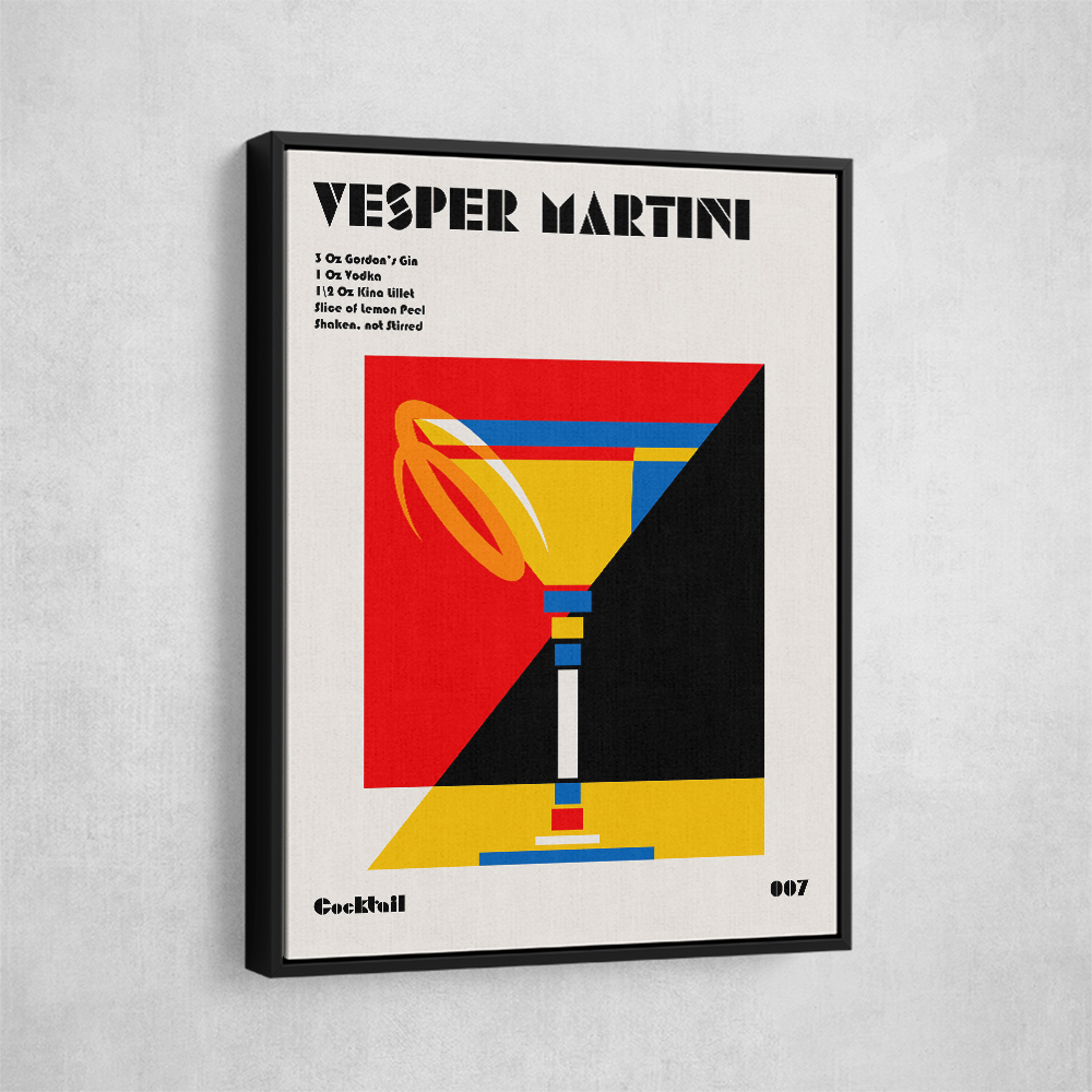 Vesper Martini Bauhaus Cocktail