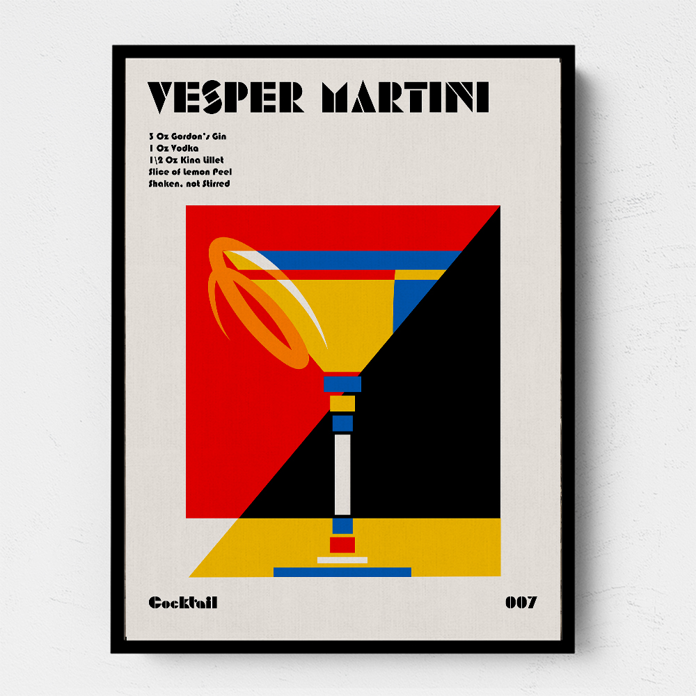 Vesper Martini Bauhaus Cocktail