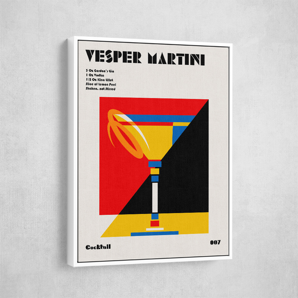 Vesper Martini Bauhaus Cocktail