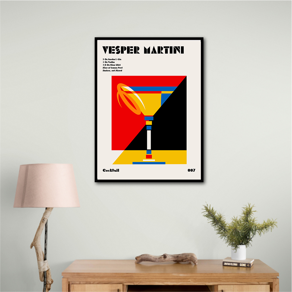 Vesper Martini Bauhaus Cocktail