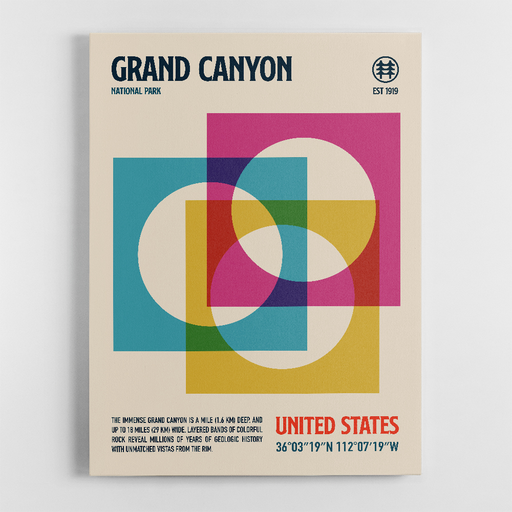 Grand Canyon National Park Travel Poster