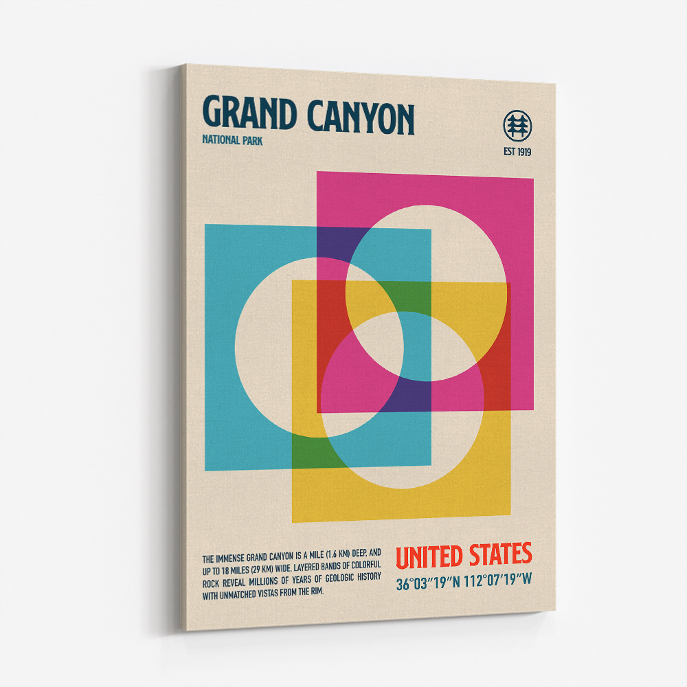 Grand Canyon National Park Travel Poster