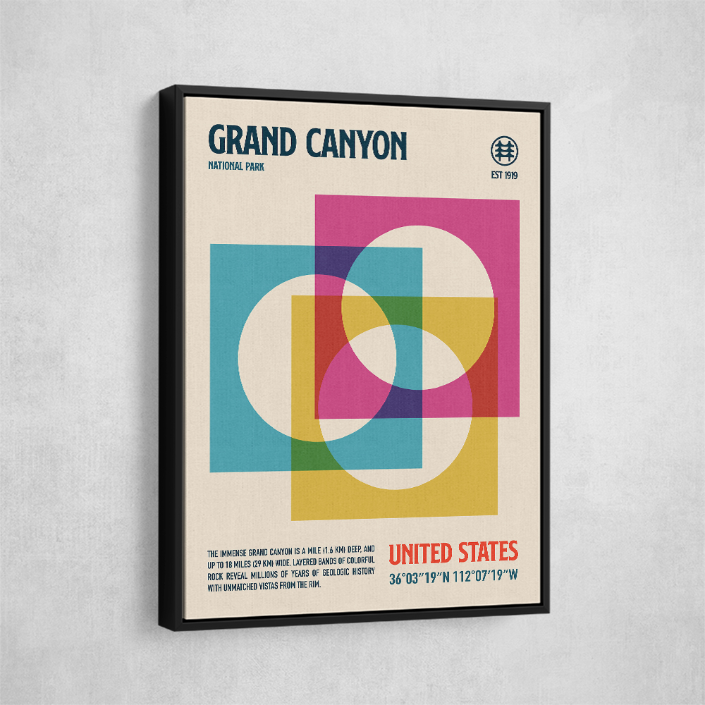 Grand Canyon National Park Travel Poster