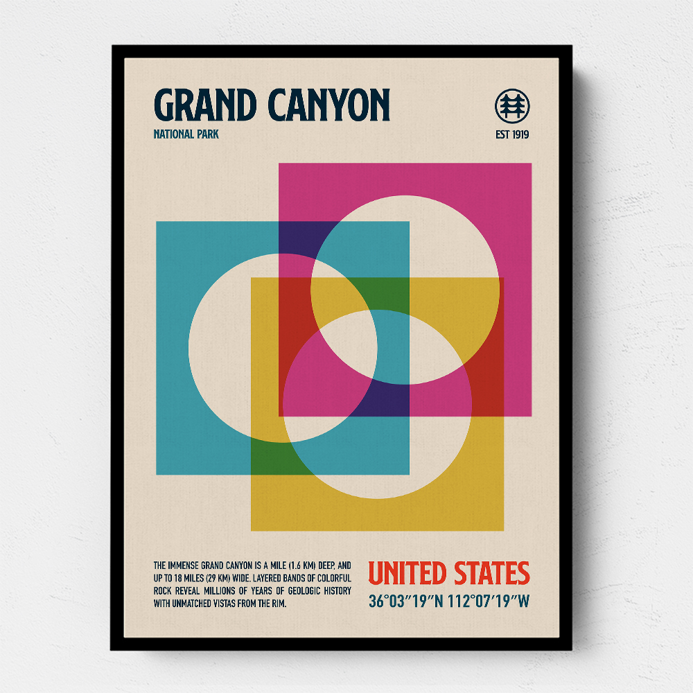 Grand Canyon National Park Travel Poster