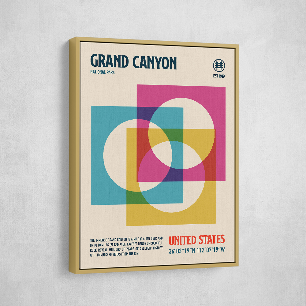 Grand Canyon National Park Travel Poster