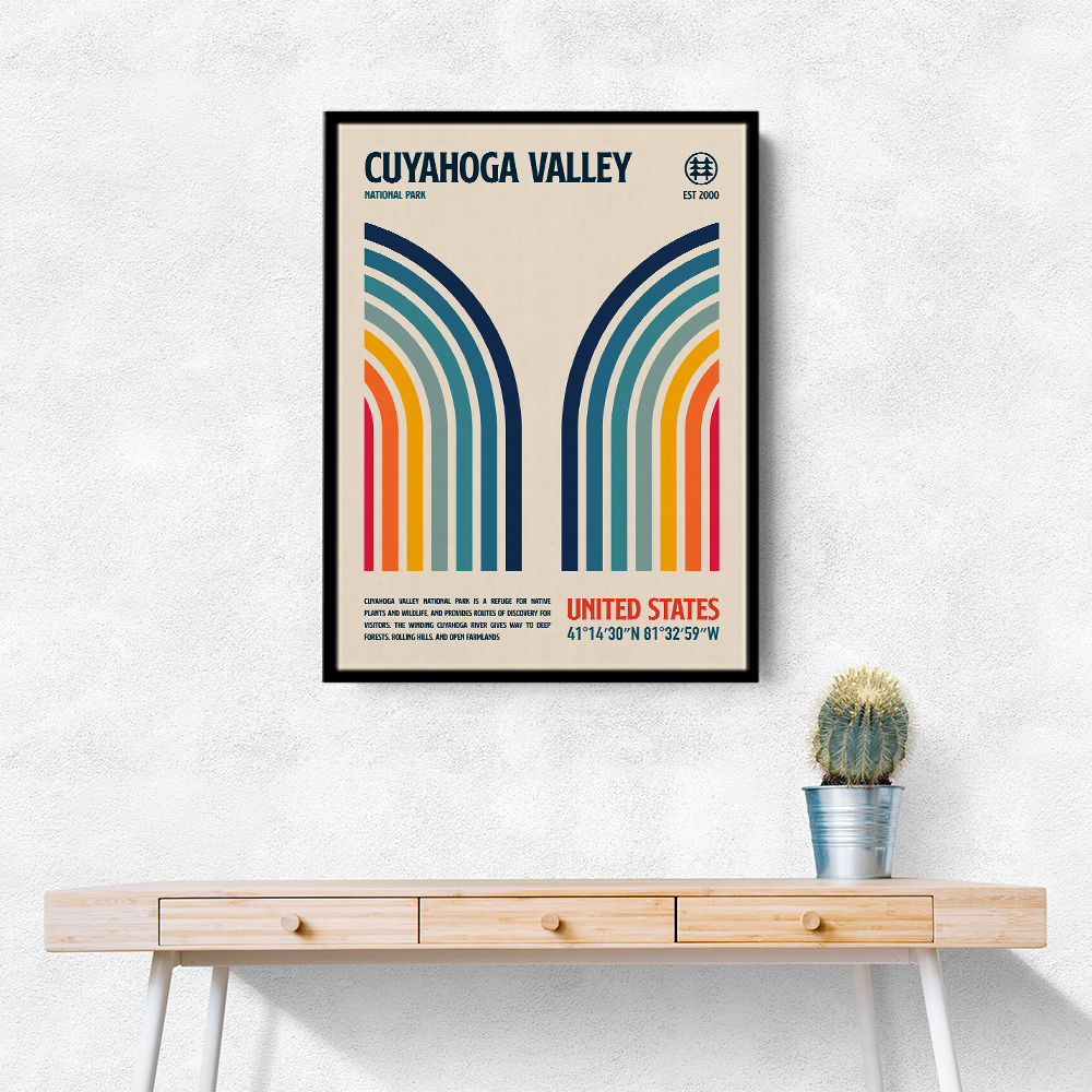 Cuyahoga National Park Travel Poster