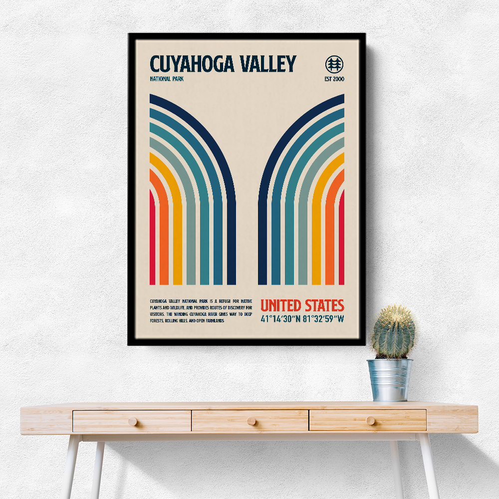 Cuyahoga National Park Travel Poster