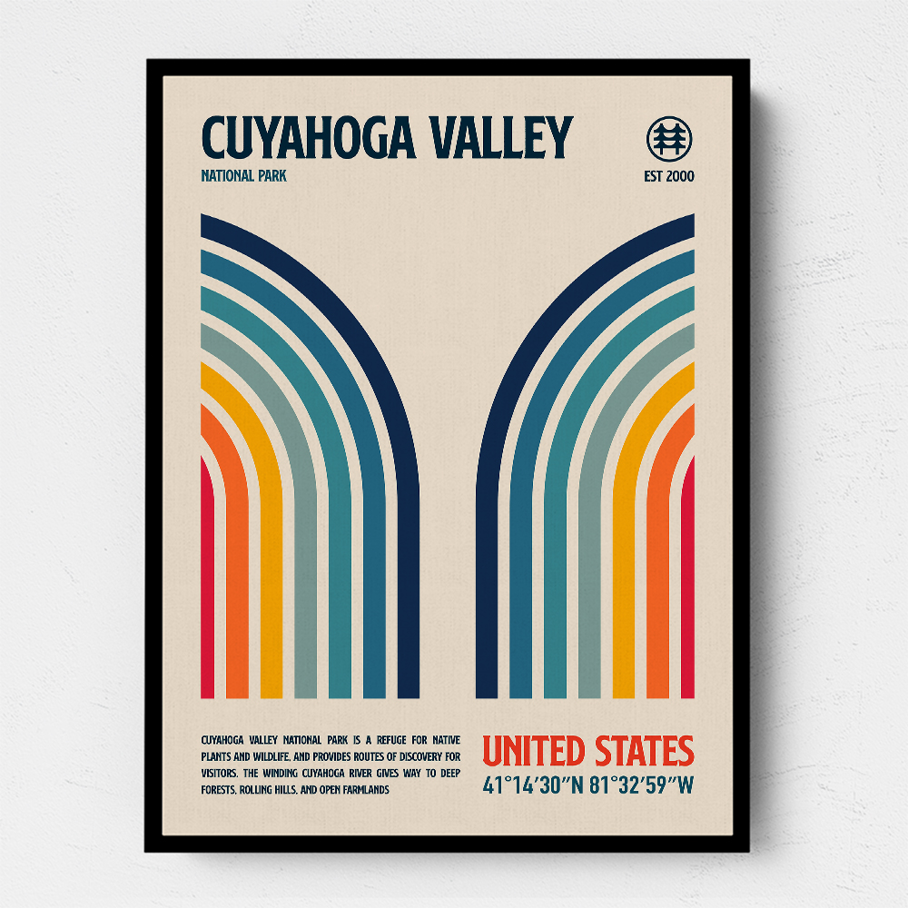 Cuyahoga National Park Travel Poster