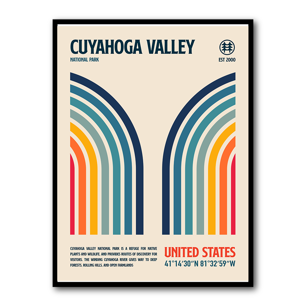 Cuyahoga National Park Travel Poster