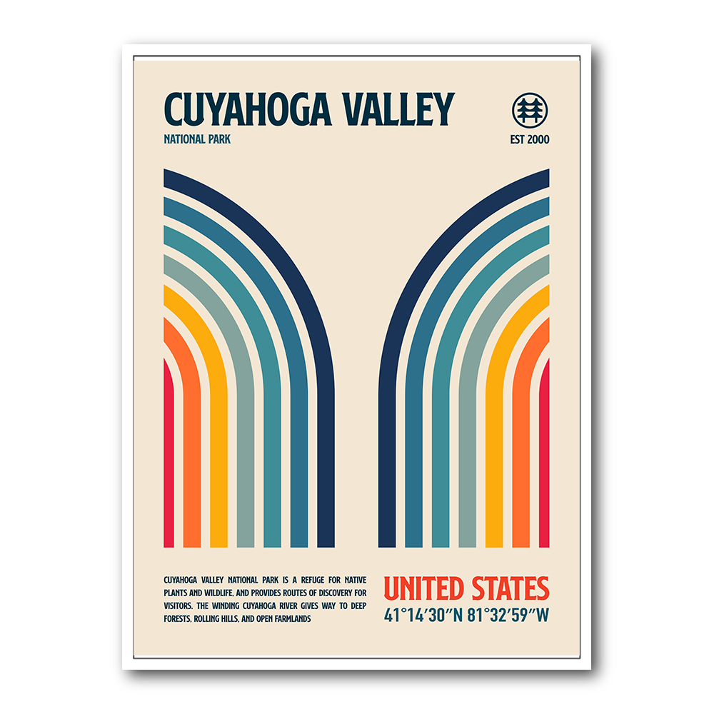 Cuyahoga National Park Travel Poster