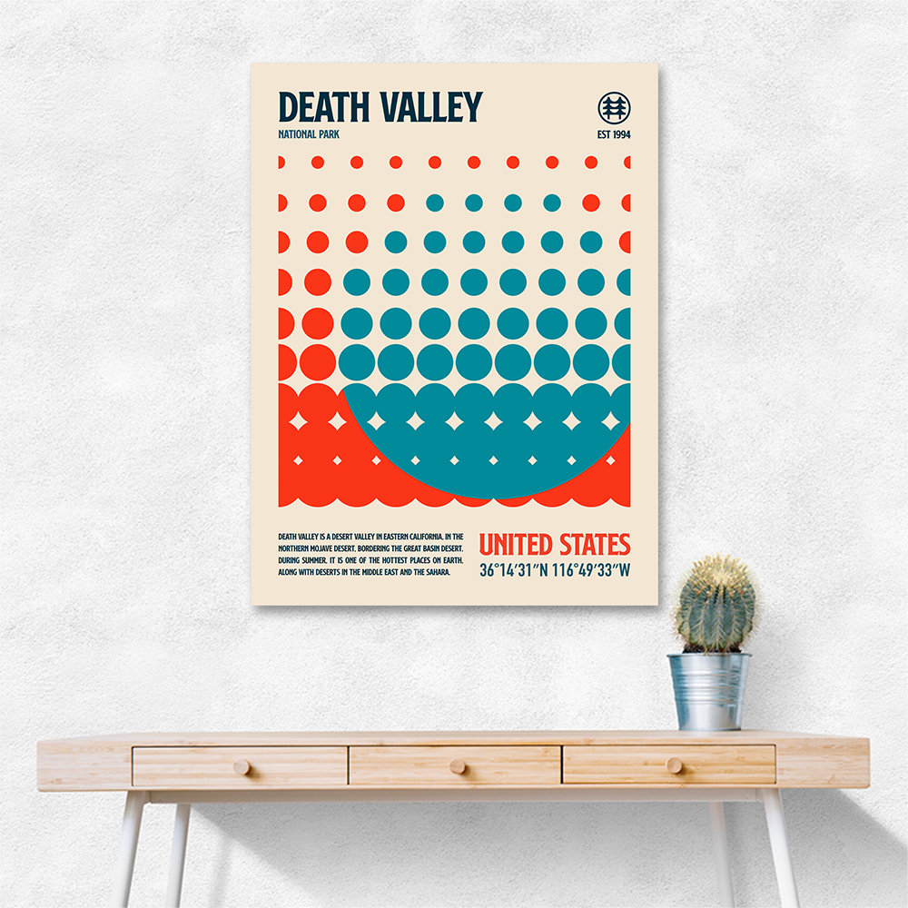 Death Valley National Park Travel Poster