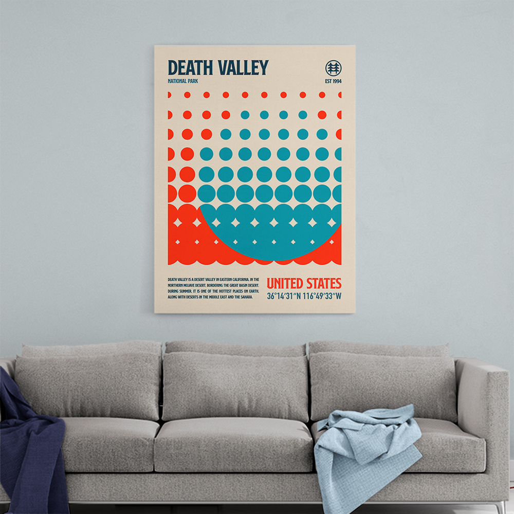 Death Valley National Park Travel Poster