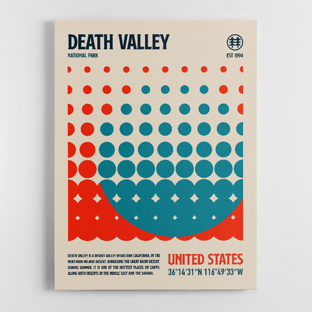 Death Valley National Park Travel Poster