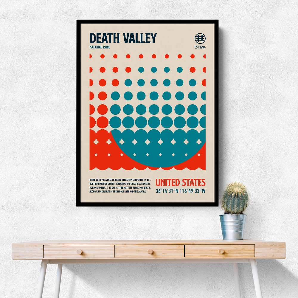 Death Valley National Park Travel Poster