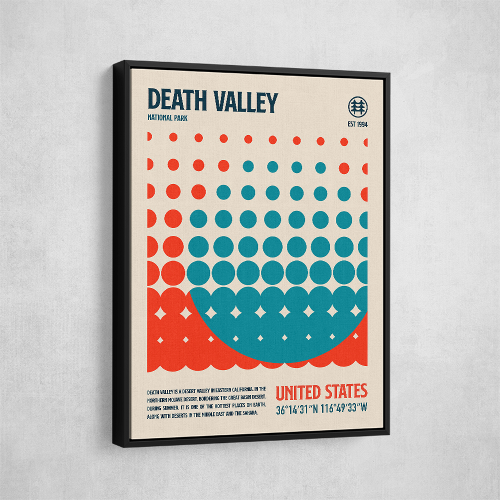 Death Valley National Park Travel Poster