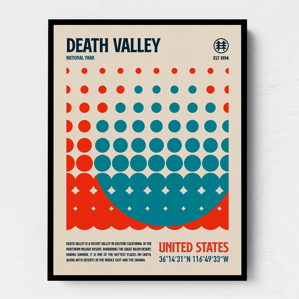 Death Valley National Park Travel Poster