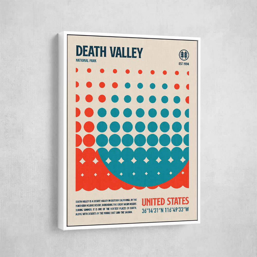 Death Valley National Park Travel Poster