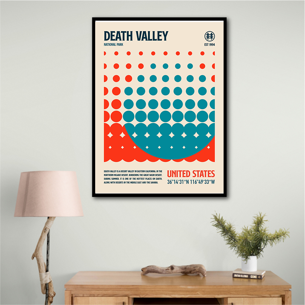 Death Valley National Park Travel Poster