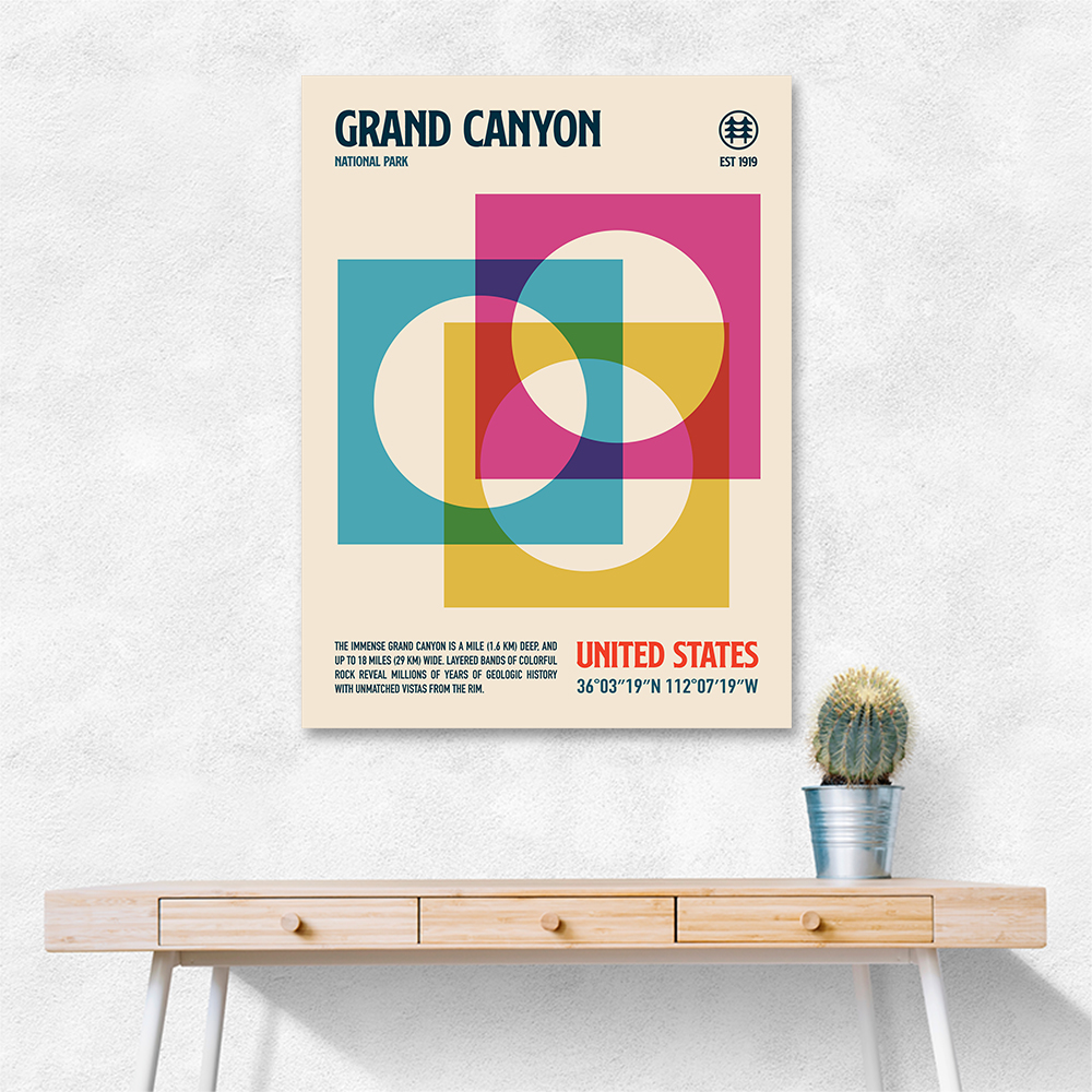 Grand Canyon National Park Travel Poster