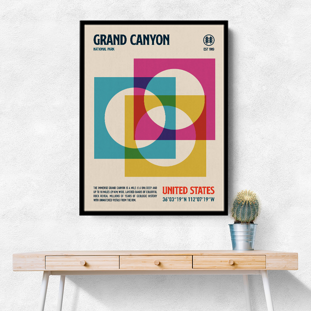 Grand Canyon National Park Travel Poster