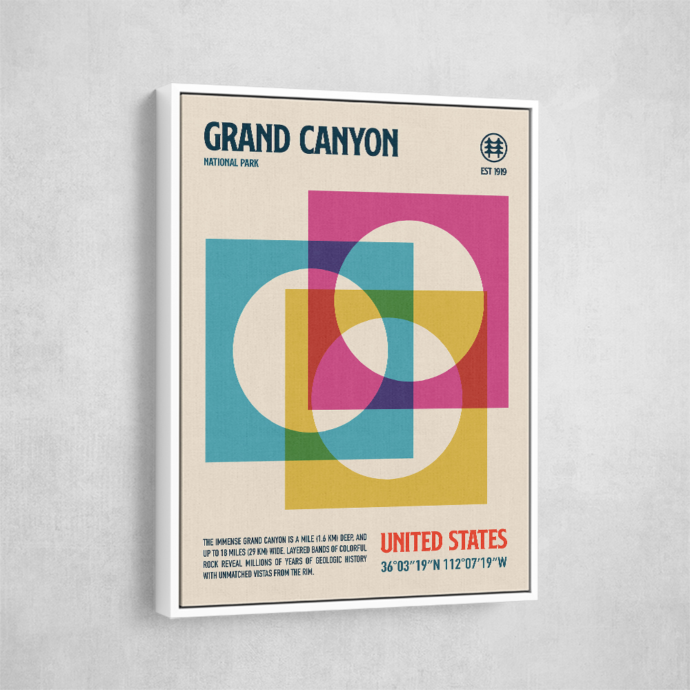 Grand Canyon National Park Travel Poster