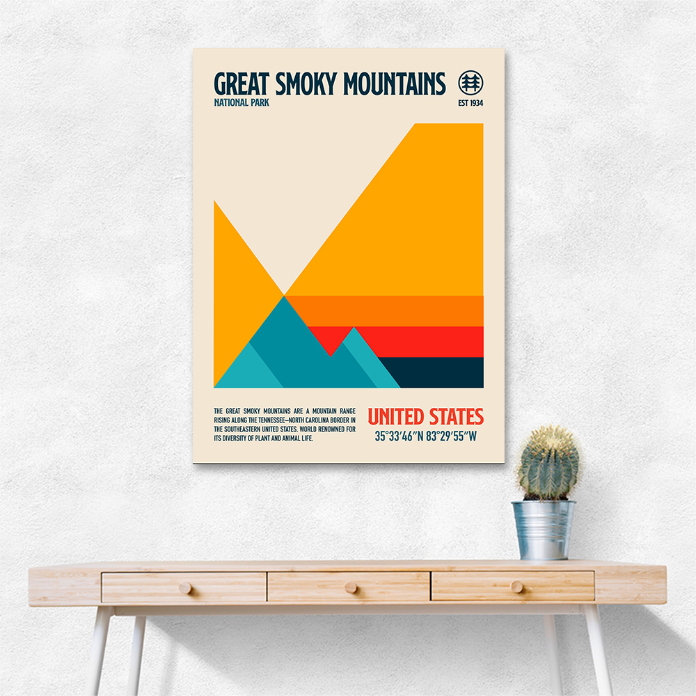 Great Smoky National Park Travel Poster