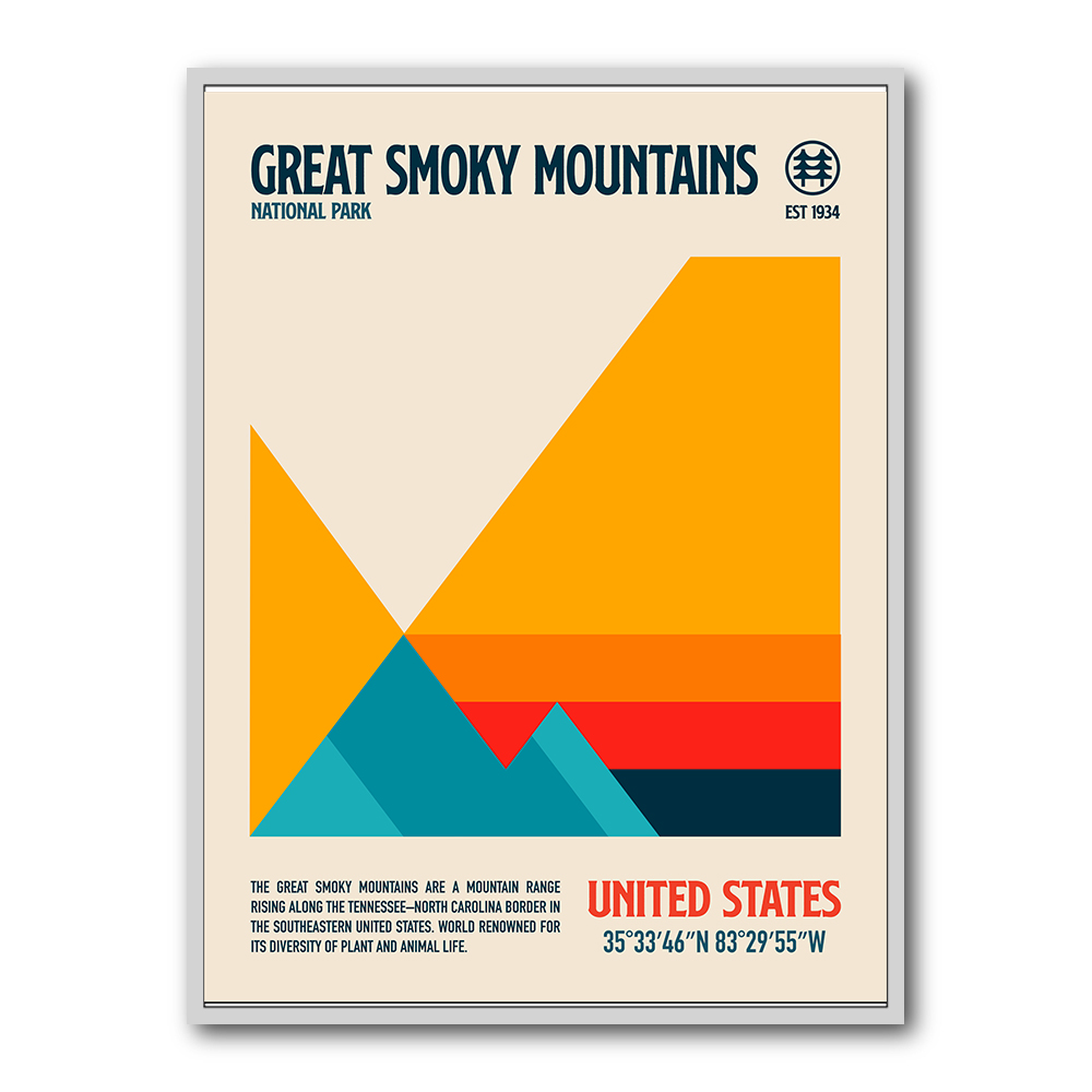 Great Smoky National Park Travel Poster