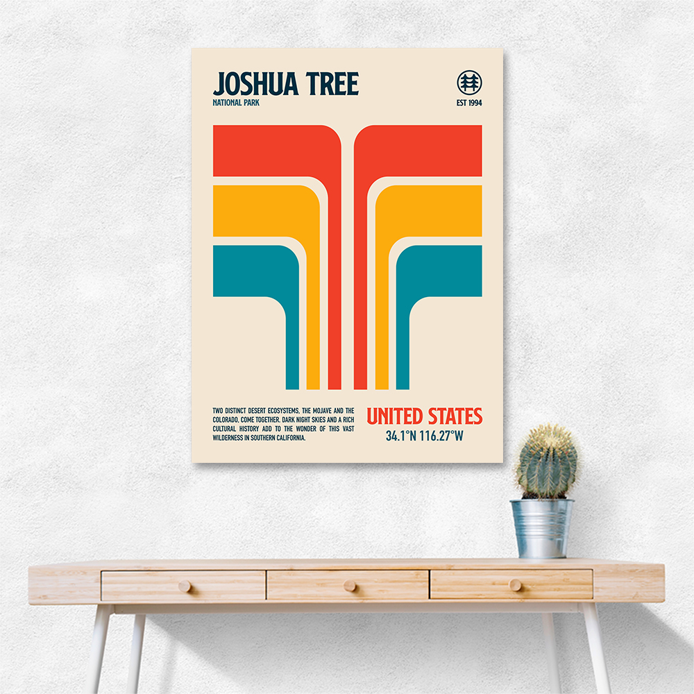 Joshua Tree National Park Travel Poster