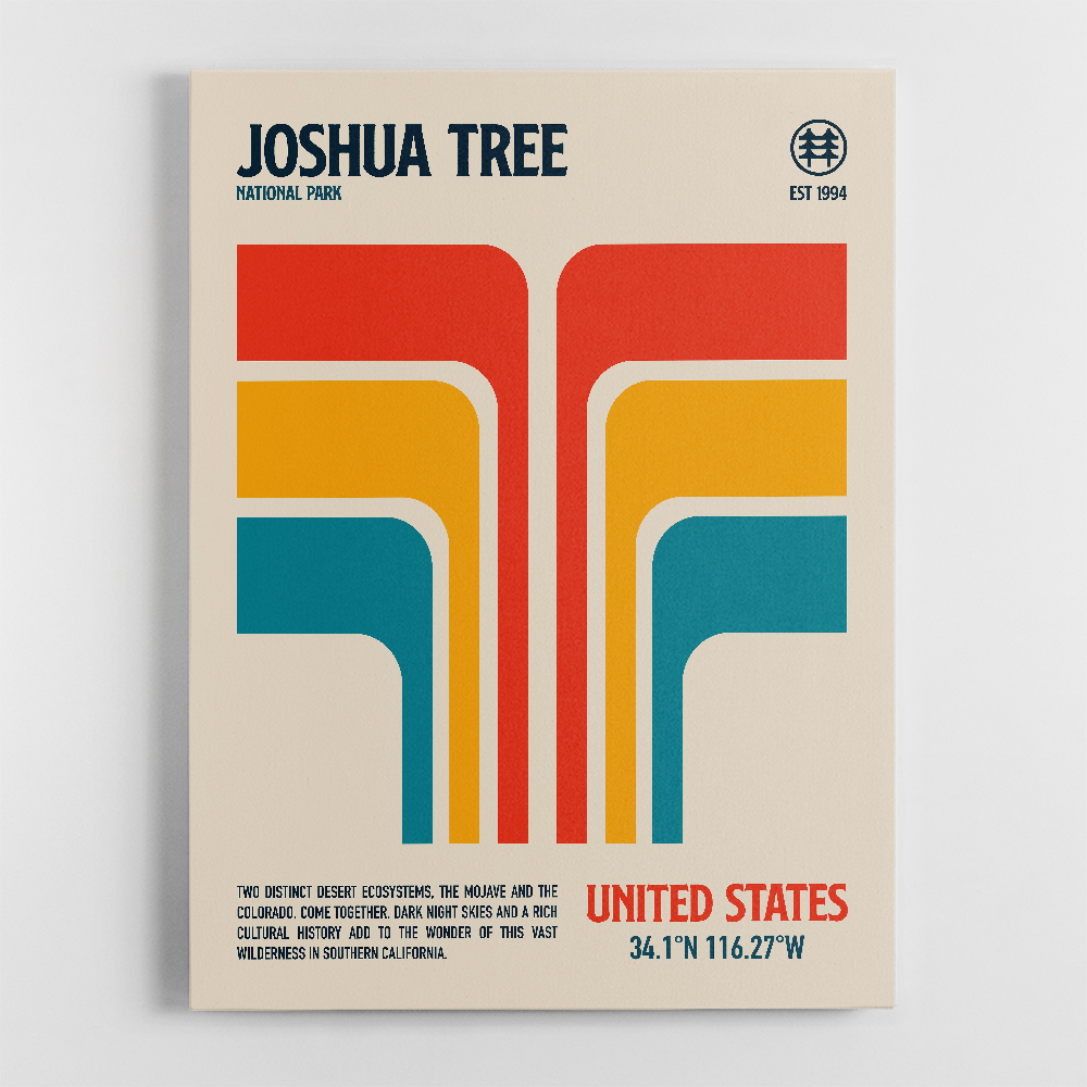 Joshua Tree National Park Travel Poster