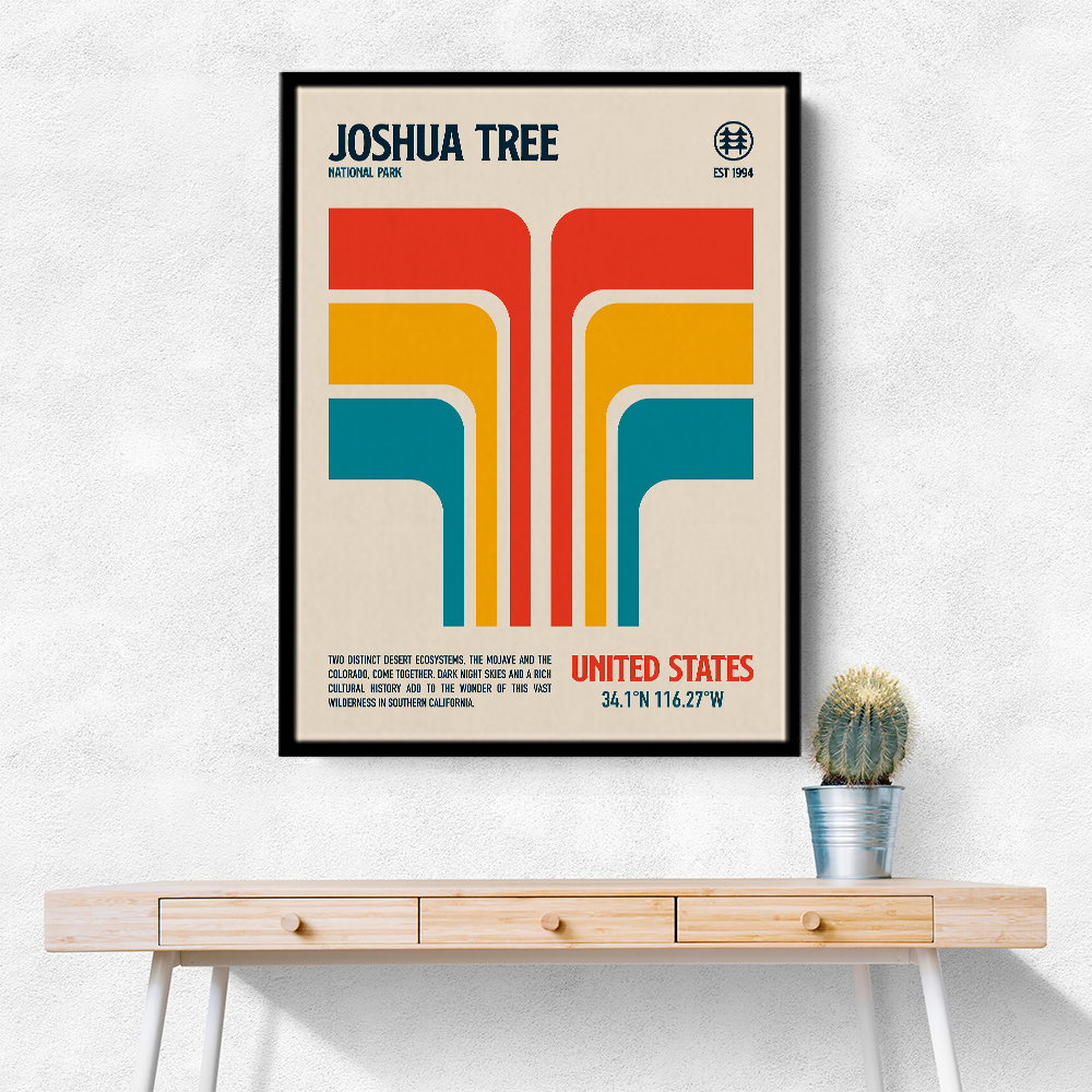 Joshua Tree National Park Travel Poster